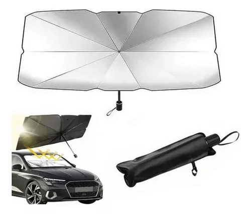 Parasol  para coche con protección UV, reducción del calor, visera solar portátil y plegable.
