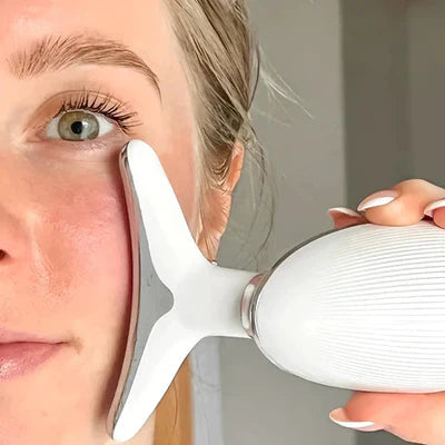 Glow Skin: Masajeador Facial Rejuvenecedor con Terapia LED - Tratamiento para Arrugas y Papada